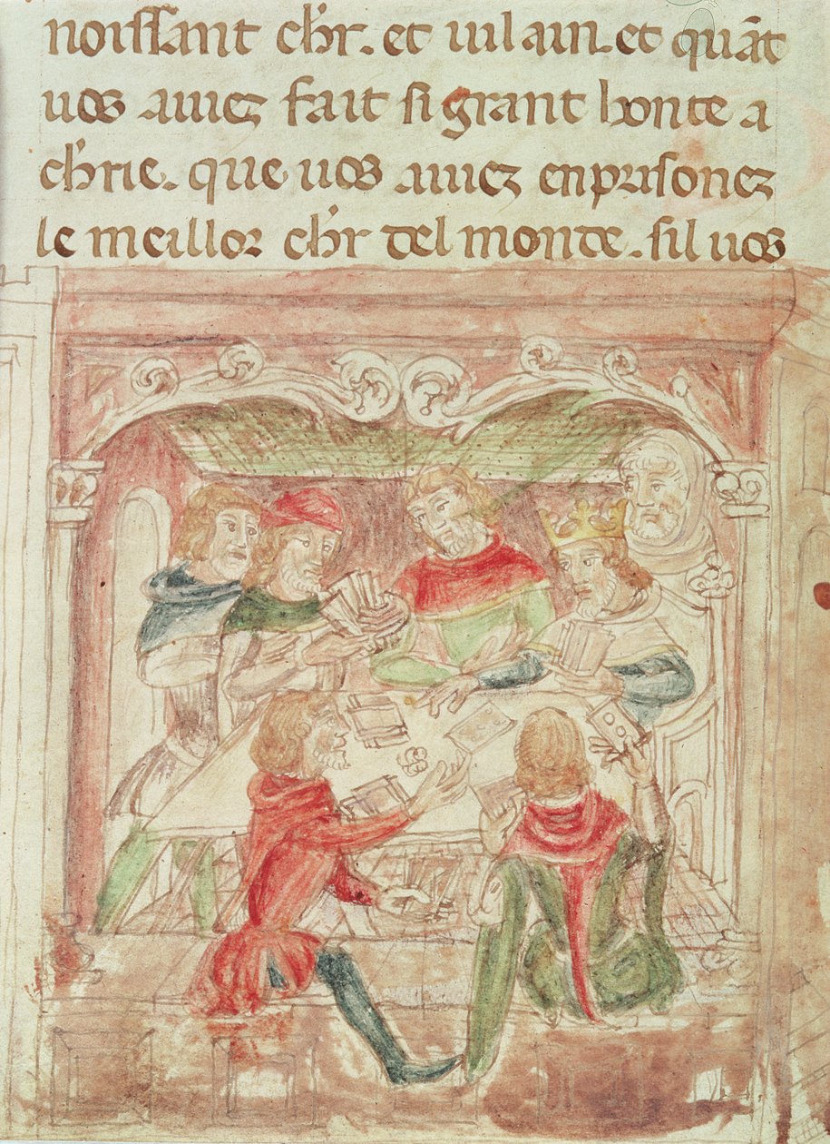 Serce i Diamentowe Karty Dworskie, XVII-XVIII wiek autorstwa French School