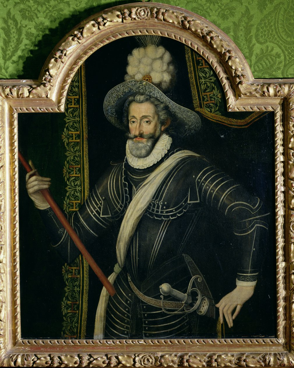 هنري IV (1553-1610) د فرانسې پاچا او ناوار، c.1595 پولی autorstwa French School