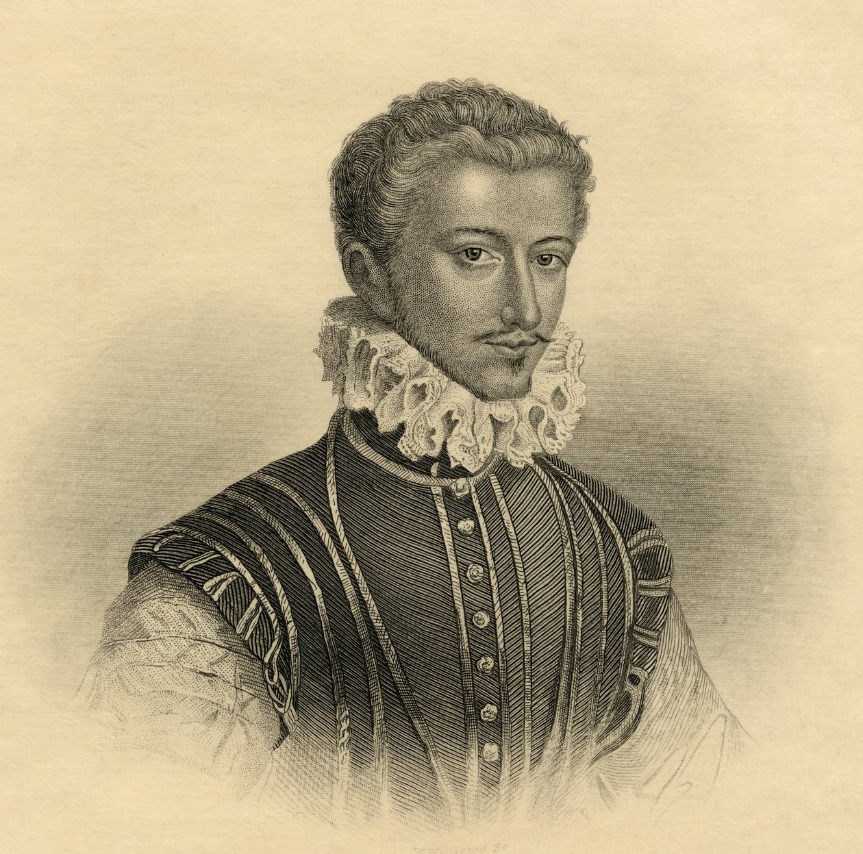 Henryk I (1549-88) z Lotaryngii, książę Guise autorstwa French School