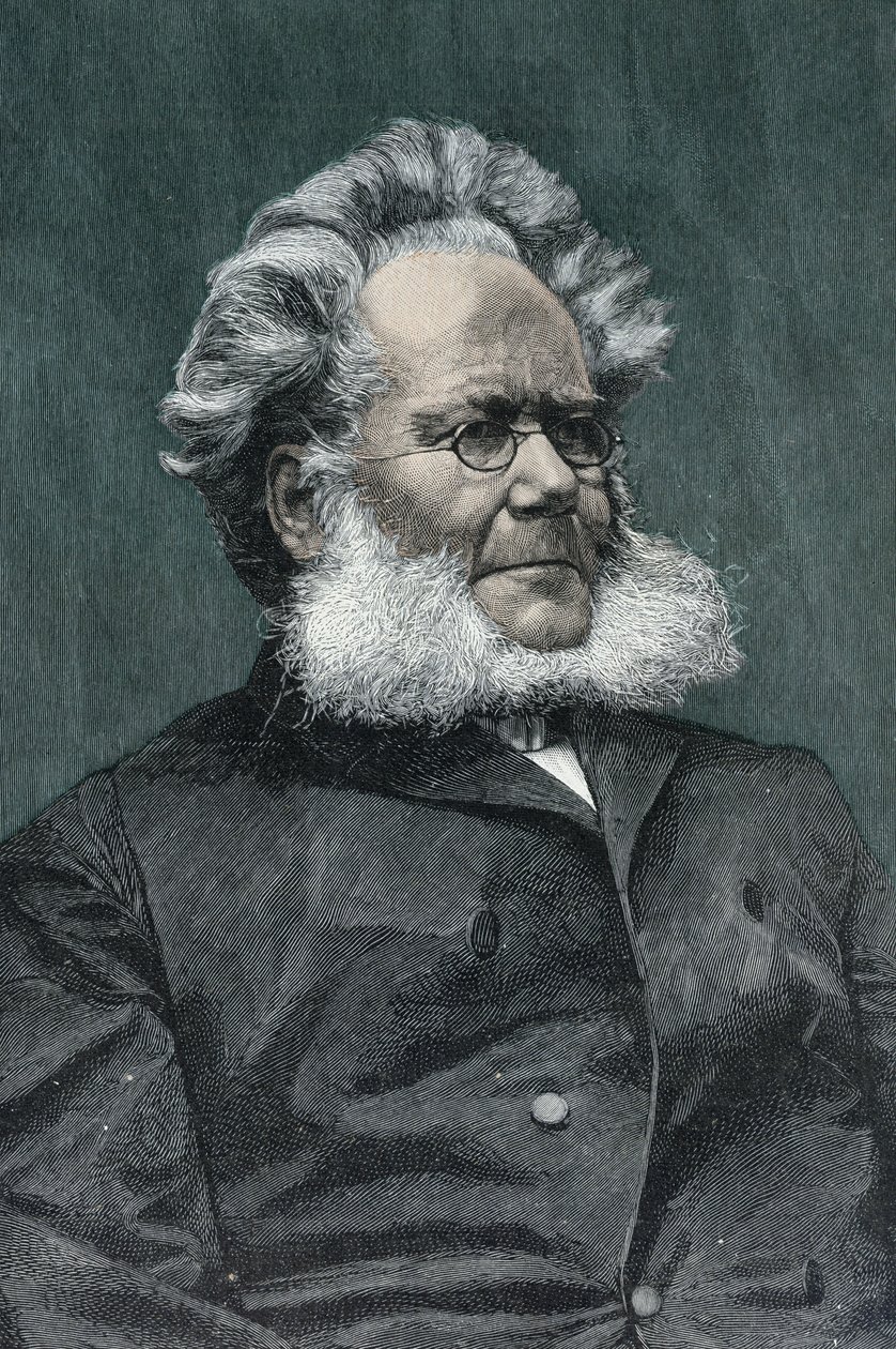 Henryk Ibsen (1828-1906) 1901 autorstwa French School