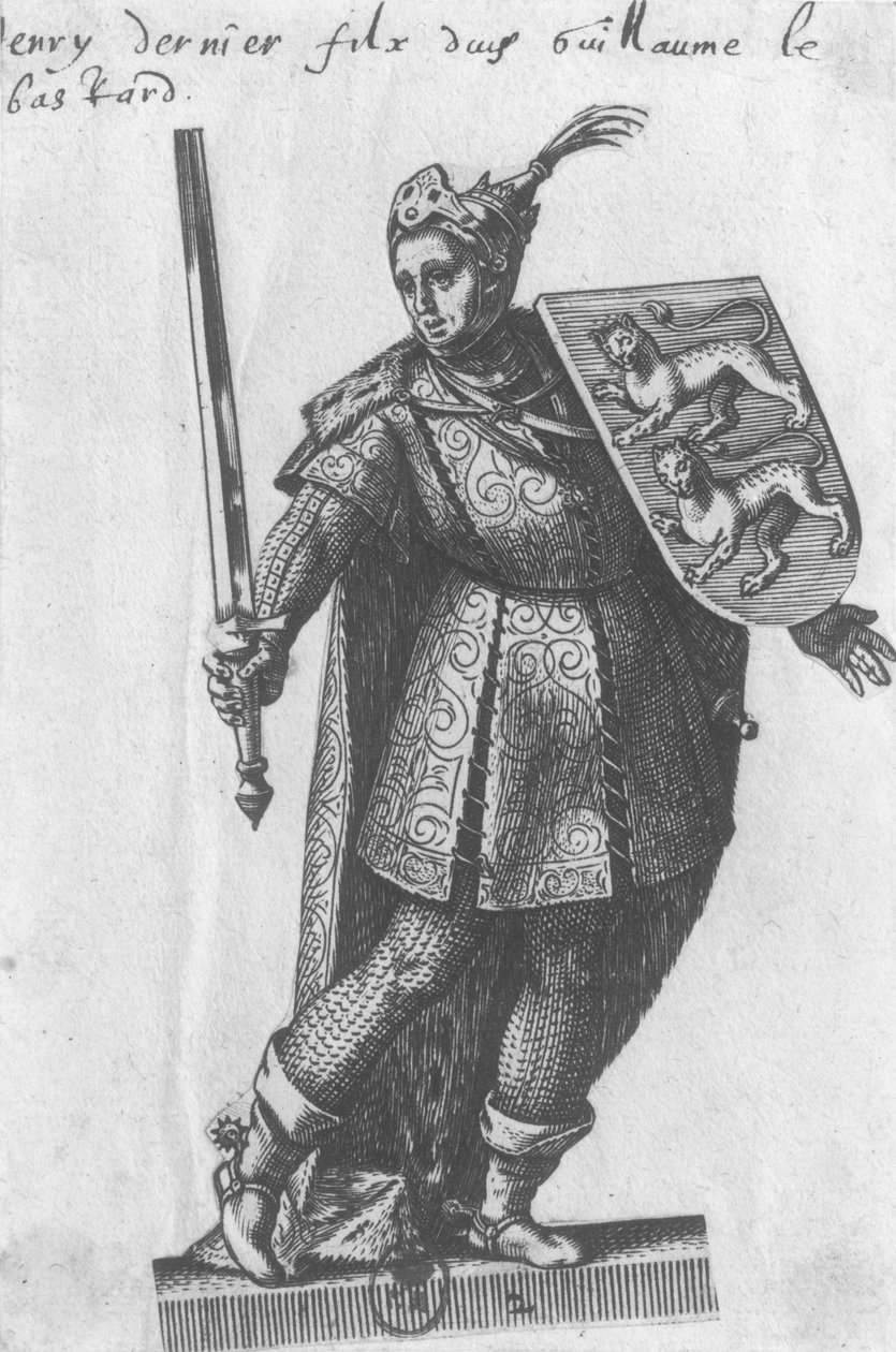 Henryk I (1068-1135) król Anglii autorstwa French School