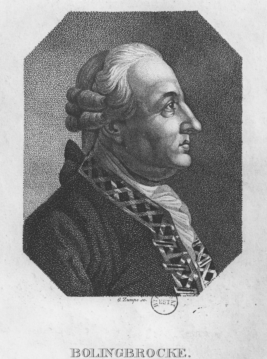 Henry St John, Lord Bolingbroke (grawerowanie) autorstwa French School