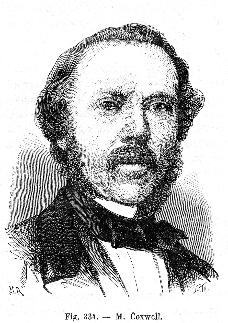 Henry Tracey COXWELL (1819-1900), angielski aeronauta. autorstwa French School