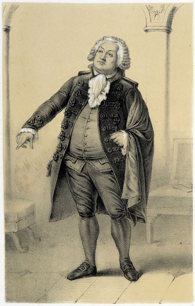 Honore Gabriel (Honore-Gabriel) Riqueti, hrabia Mirabeau (1749-1791) - w „Historical Gallery of the French Revolution” Alberta Maurina autorstwa French School
