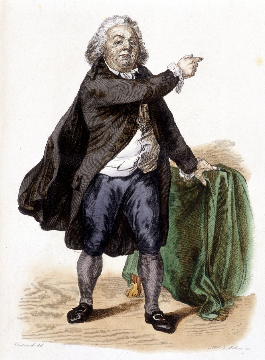 Honore Gabriel (Honore-Gabriel) Riqueti, hrabia Mirabeau (1749-1791) - w „Plutarchu francuskim” Mennecheta autorstwa French School