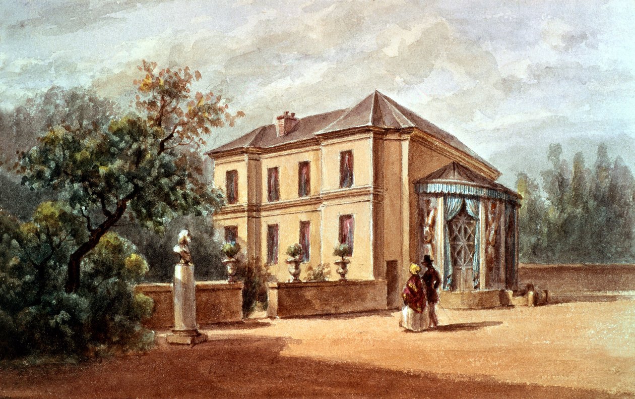 Dom Josephine de Beauharnais w Paryżu autorstwa French School