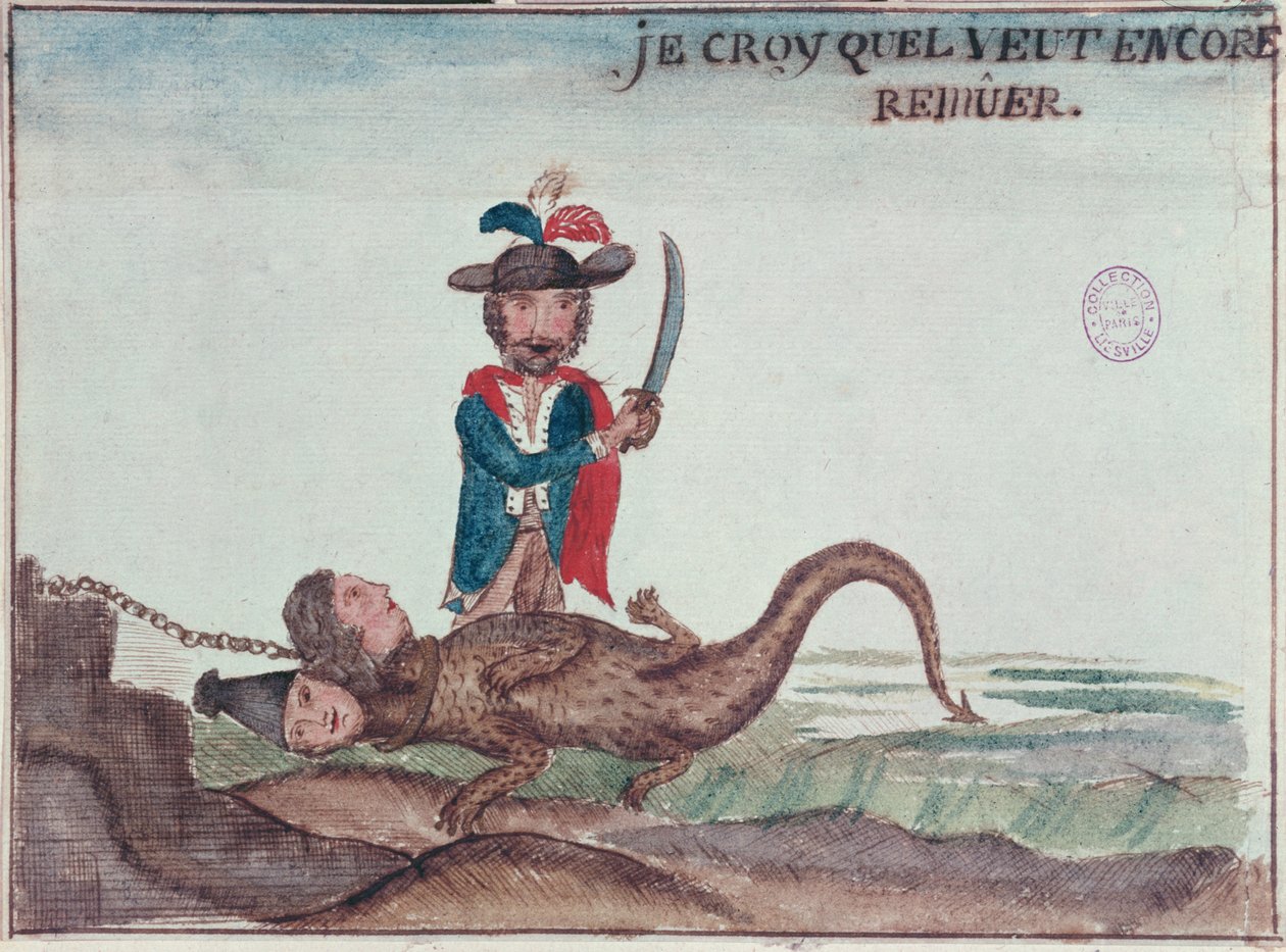 Myślę, że wciąż się rusza, 1789 autorstwa French School