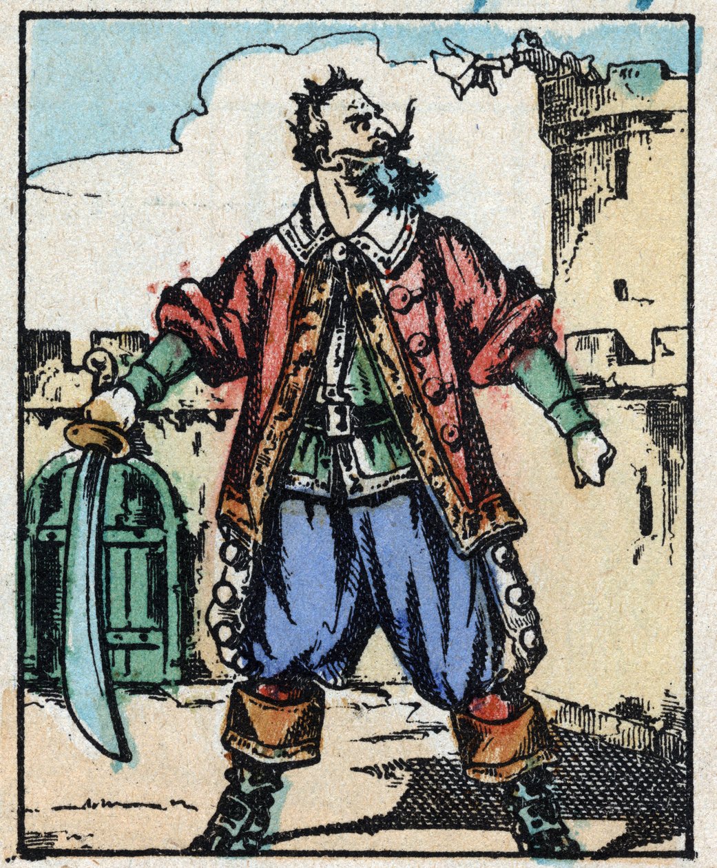 Ilustracja do „Sinobrodego”” autorstwa French School