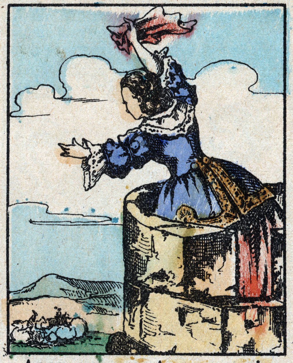 Ilustracja do „Sinobrodego”” autorstwa French School
