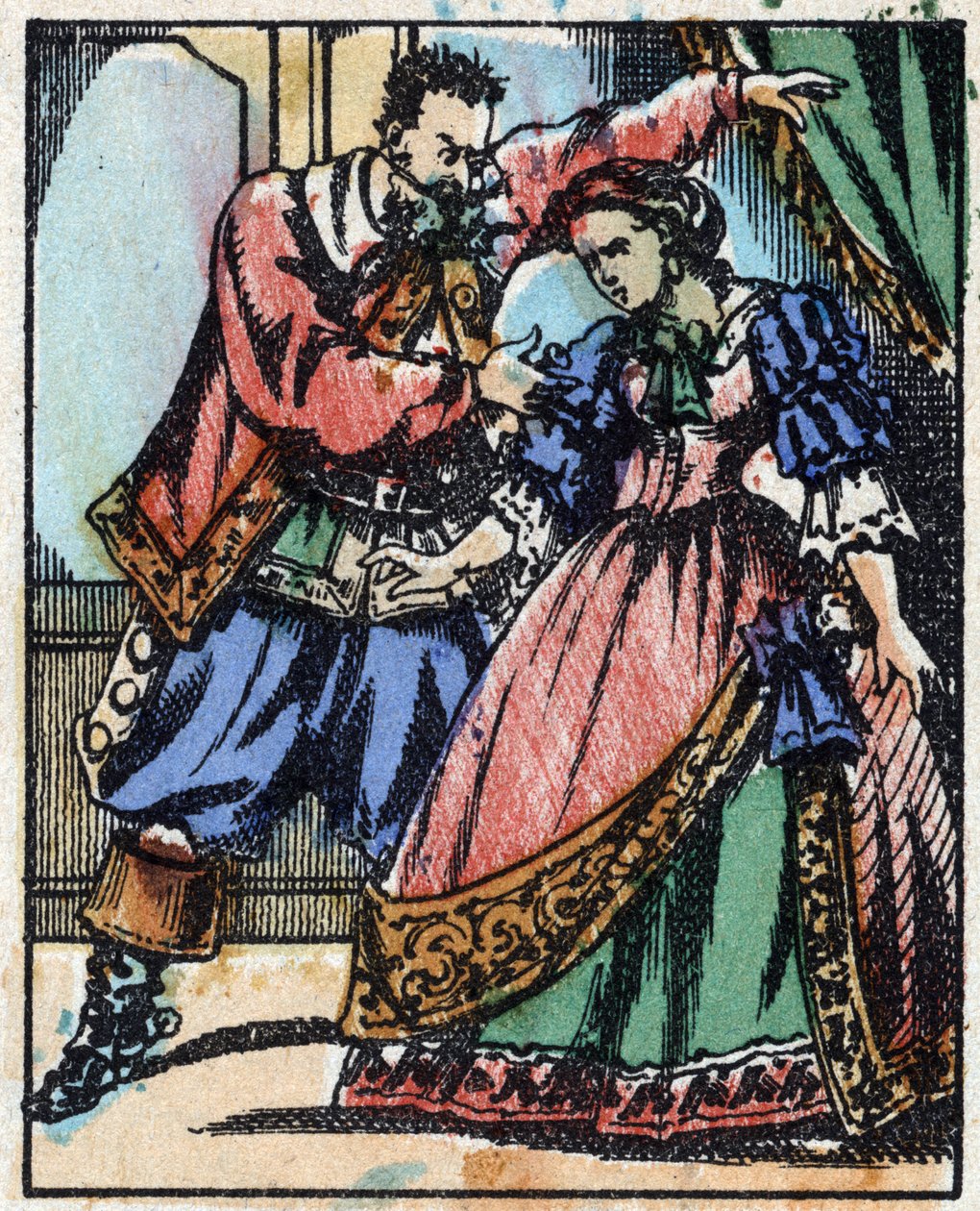 Ilustracja do „Sinobrodego”” autorstwa French School