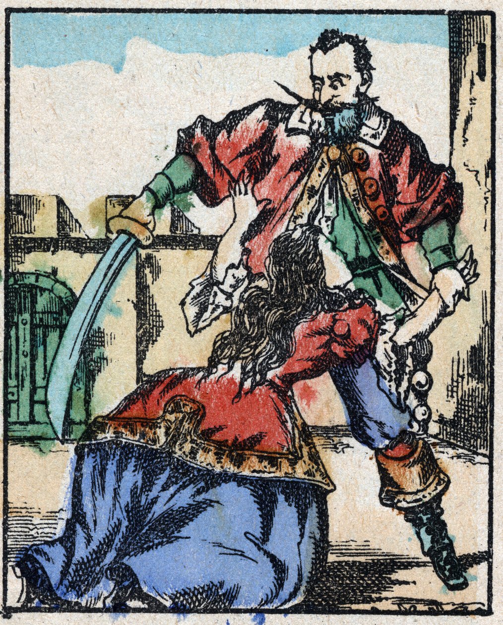 Ilustracja do „Sinobrodego”” autorstwa French School