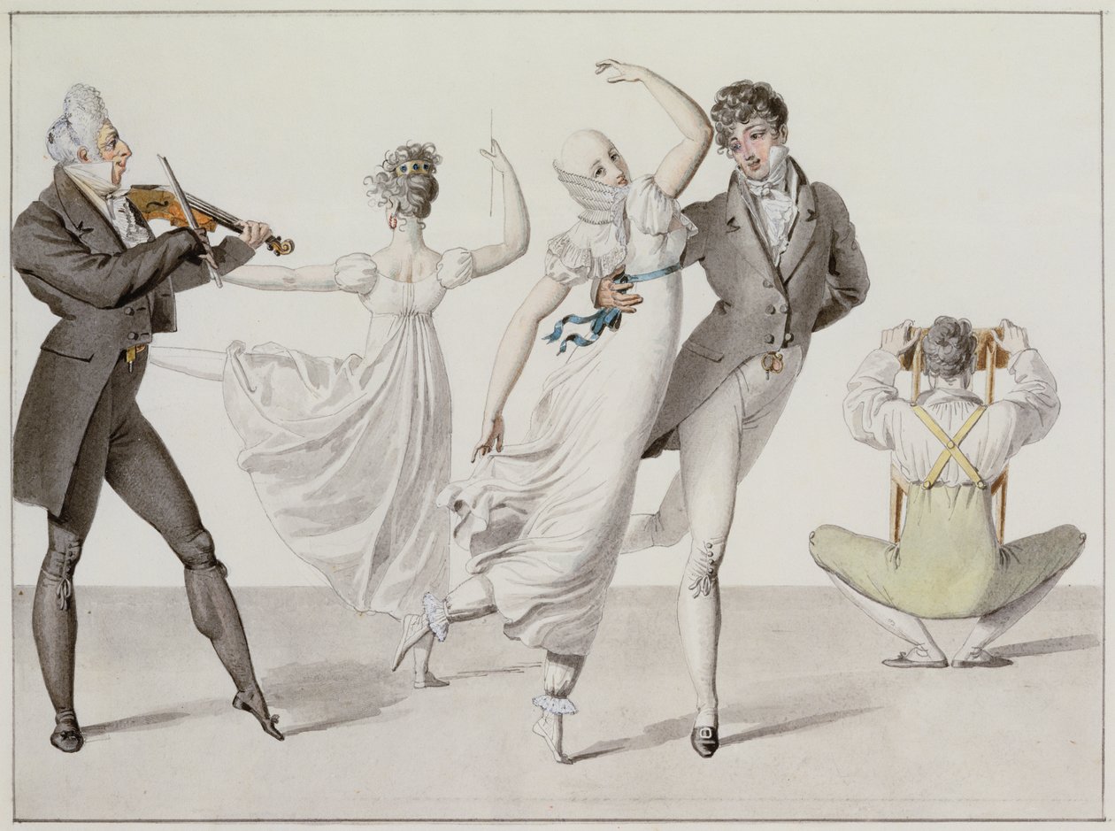 Ilustracja z „Le Bon Gatunek”, ok. 1810 autorstwa French School