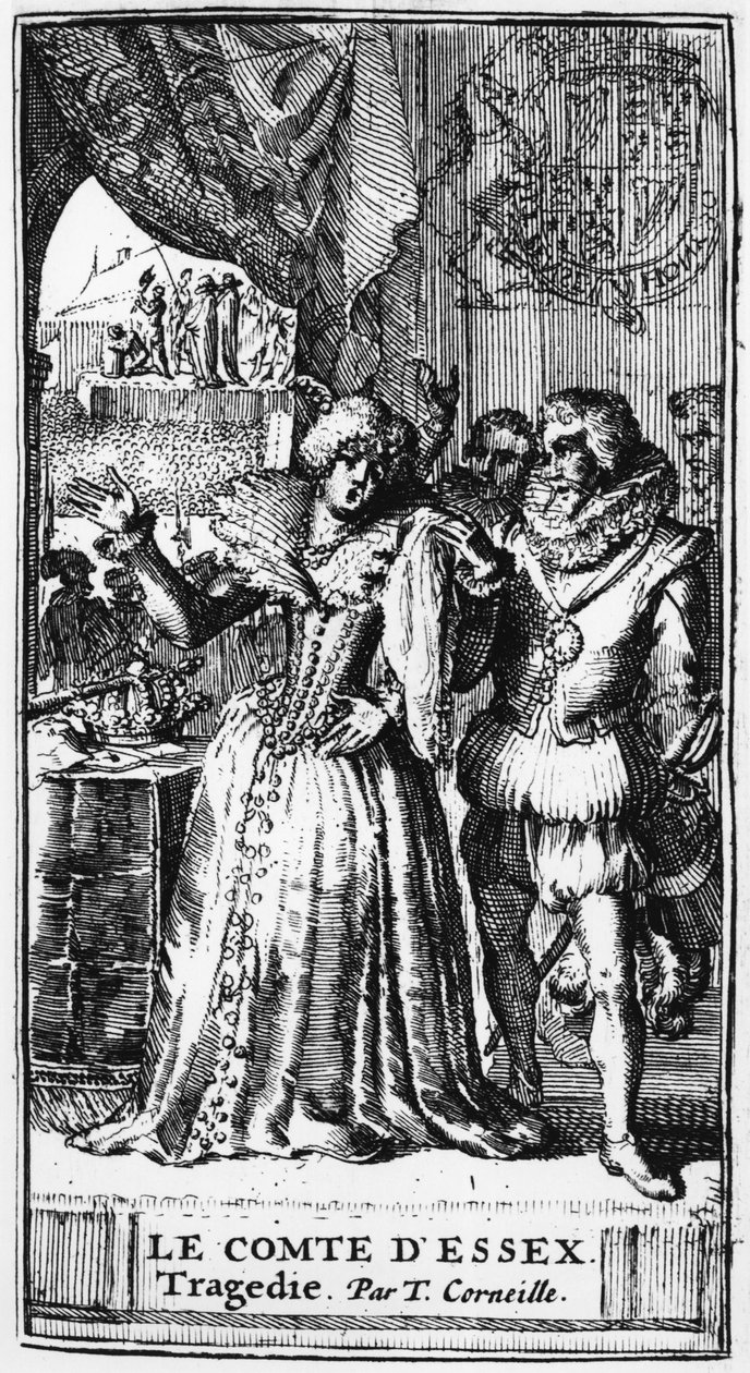 Ilustracja z Le Comte dEssex autorstwa Thomasa Corneille