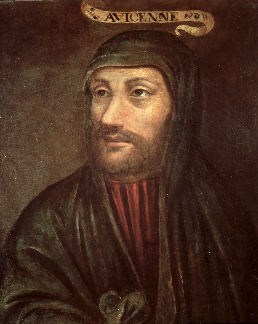 Wyimaginowany portret Awicenny (Ibn Sina) (ok. 992-1037) autorstwa French School