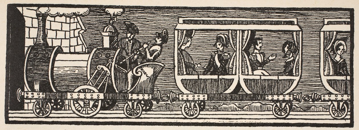 Inauguracja linii kolejowej między Paryżem a Orleanem, 3 maja 1843, kopia Borisa Mestchersky