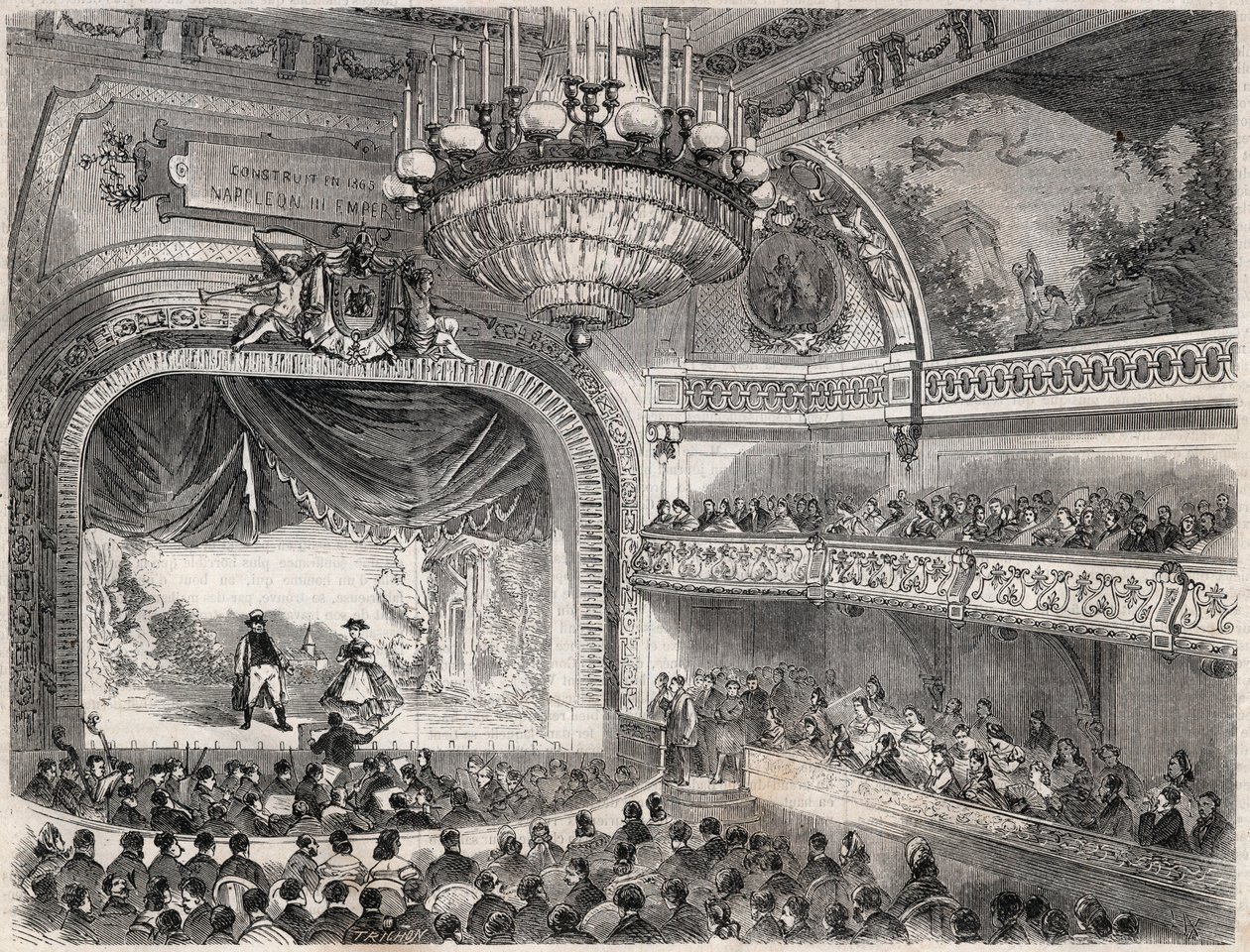 Inauguracja teatru miasta Vichy 2 lipca autorstwa French School