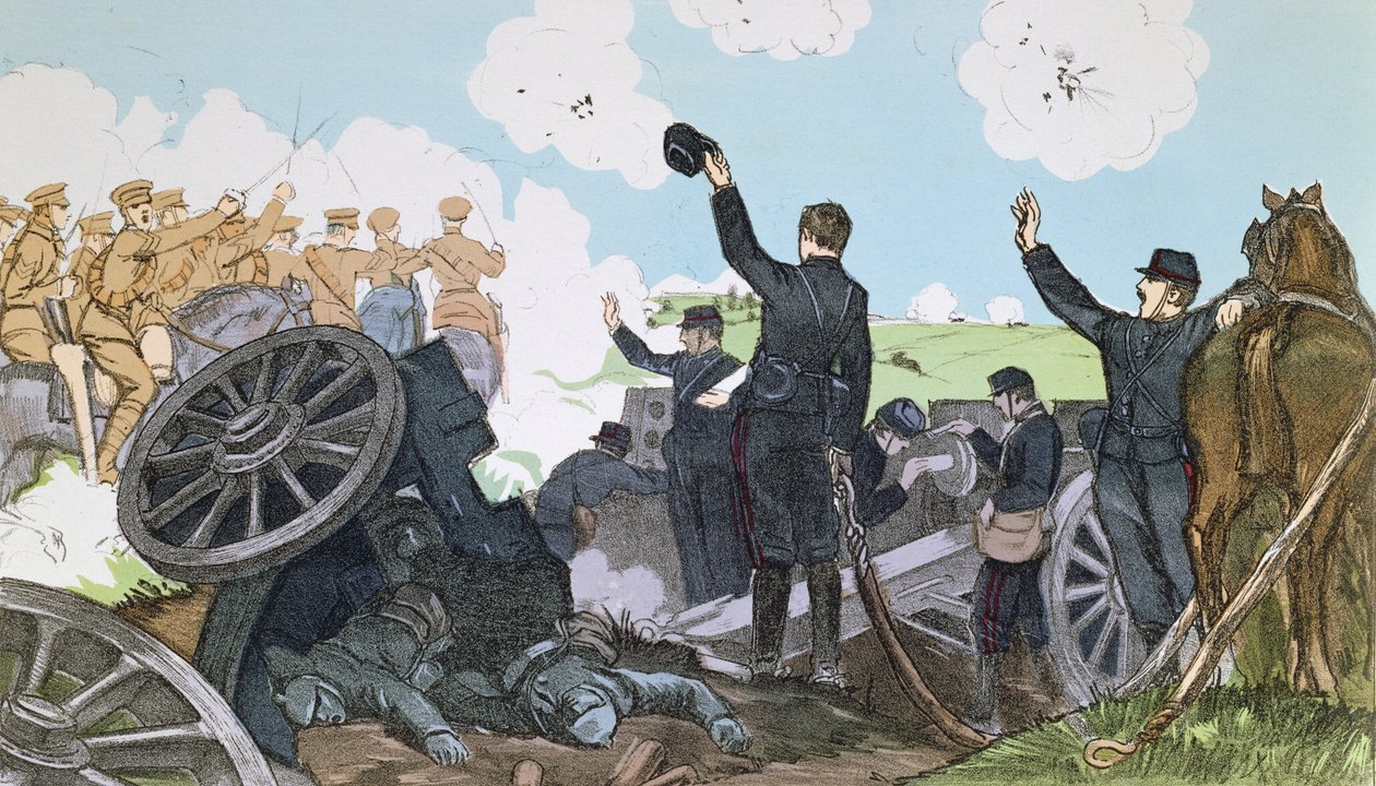 Incydent podczas pierwszej bitwy nad Marną, 6-13 września 1914 r. autorstwa French School