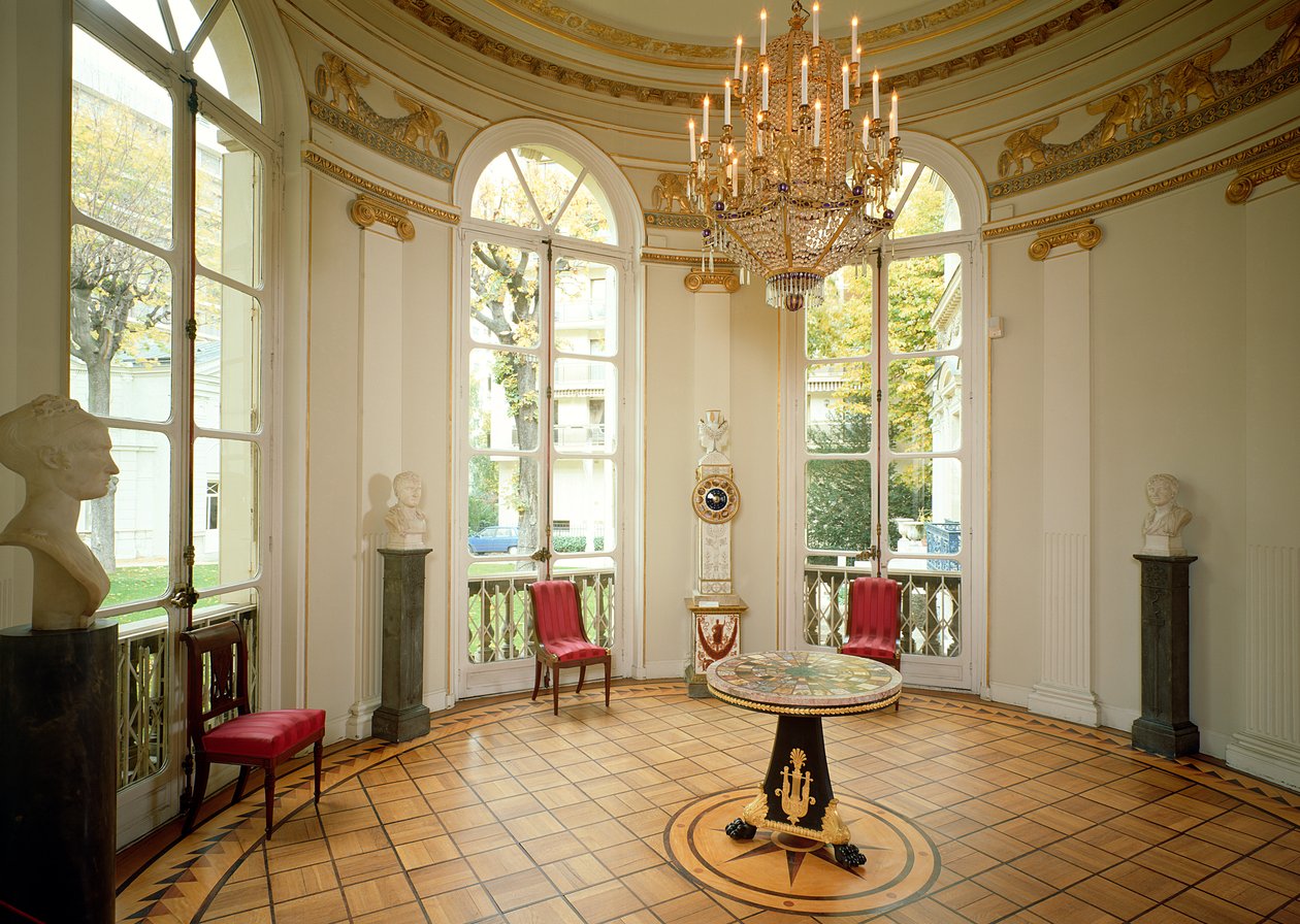 Wnętrze Rondu Salonowego, XVIII-XIX w. autorstwa French School