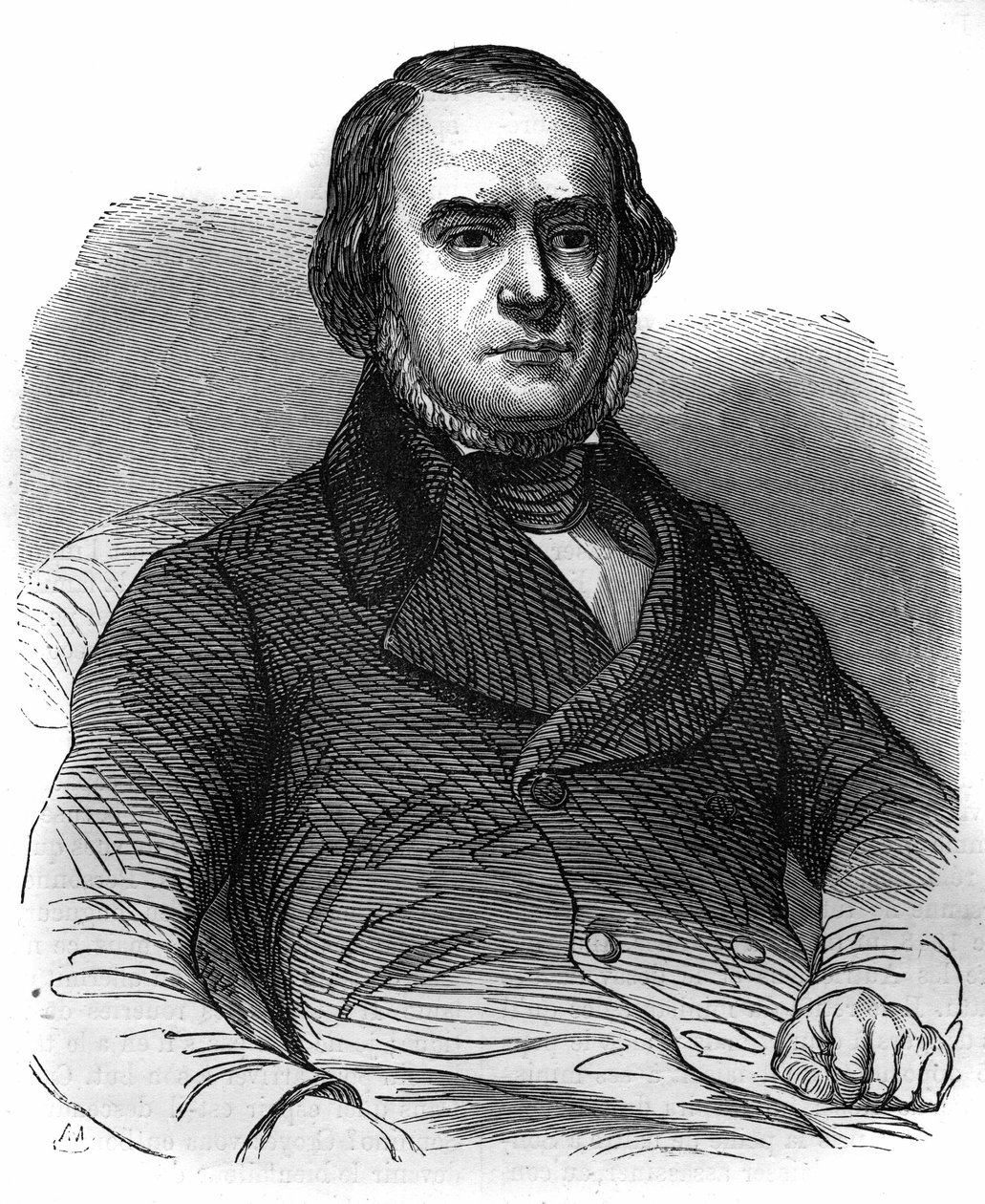 Włoski Ruch Narodowy: Daniele Manin (1804-1857), proklamuje Republikę Wenecką (1848). Grawer w „Historii papieży-królów-królowych i cesarzy na przestrzeni wieków” autorstwa Maurice Lachatre autorstwa French School