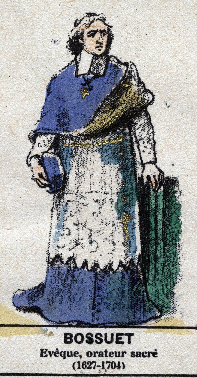 Jacques-Benigne (Jacques Benigne) Bossuet (1627-1704), francuski pisarz i prałat, biskup Meaux. autorstwa French School