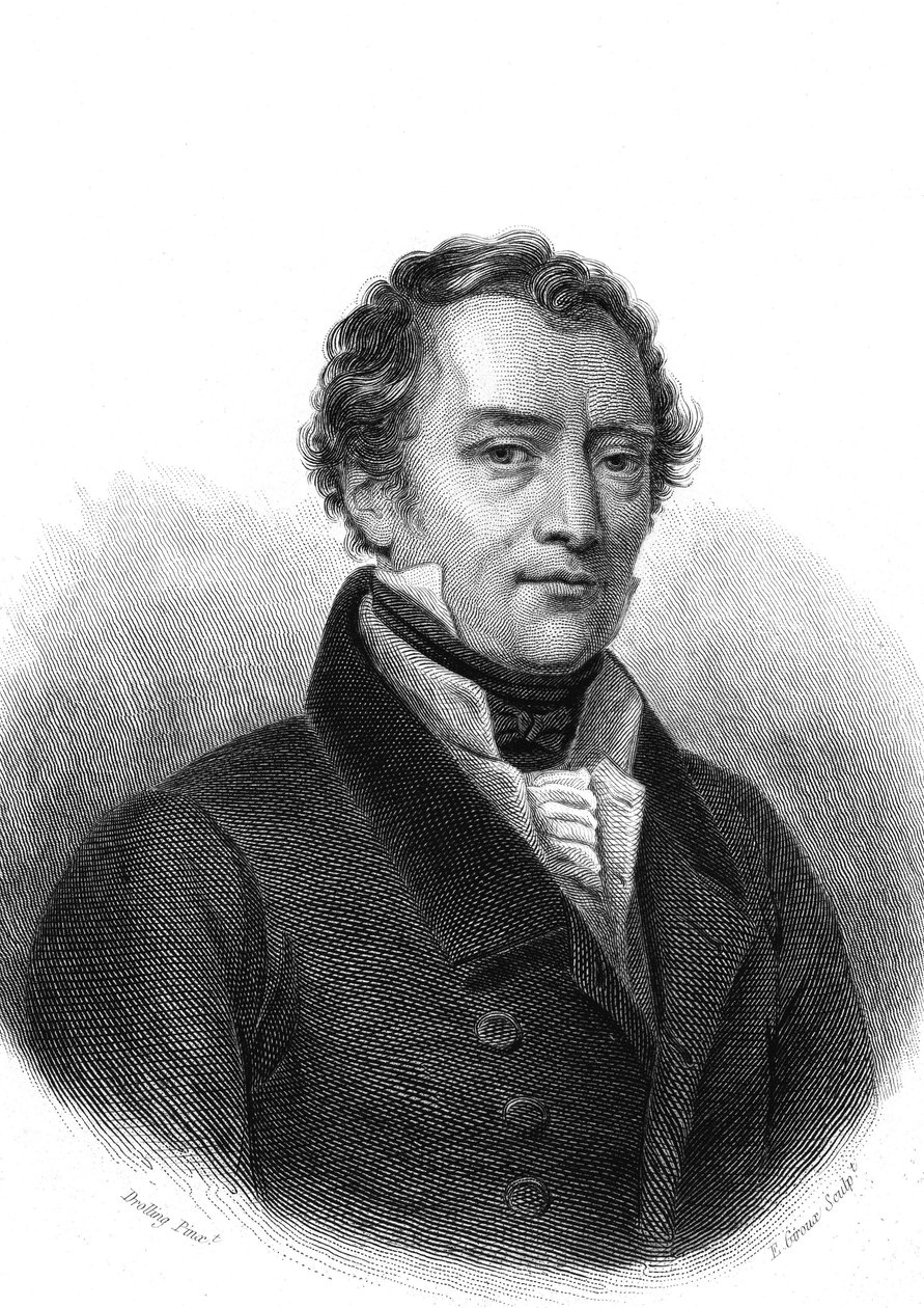 Jacques Antoine MANUEL (1775-1827), francuski prawnik i polityk. autorstwa French School