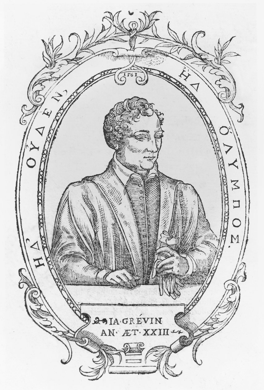 Jacques Grevin (Grawerowanie) autorstwa French School