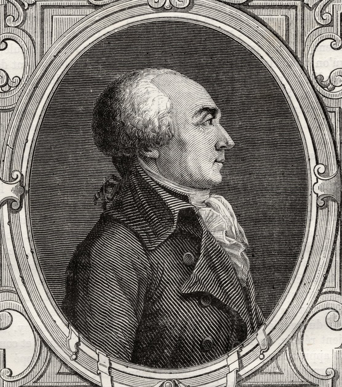 Jacques Rene Hebert, z „Histoire de la Revolution Francaise” Louisa Blanca (1811-82) autorstwa French School