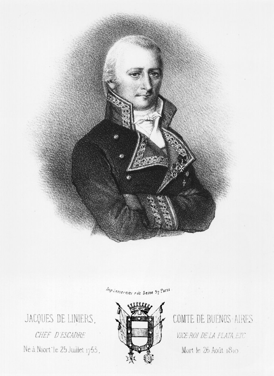 Jacques de Liniers (1753-1810) początek XIX wieku autorstwa French School