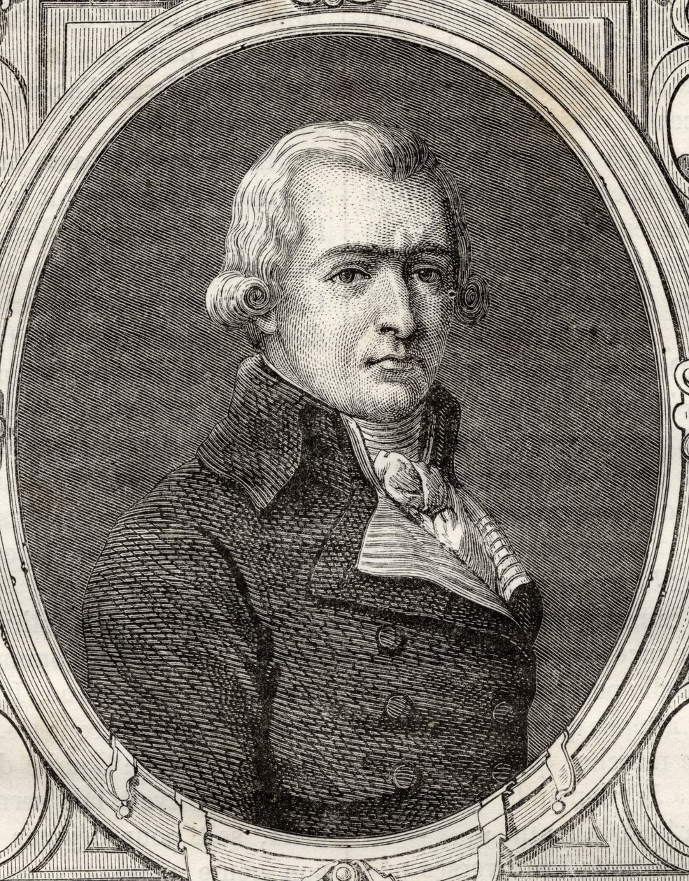 Jean-Baptiste-Andre Amar, z „Histoire de la Revolution Francaise” Louisa Blanca (1811-82) autorstwa French School