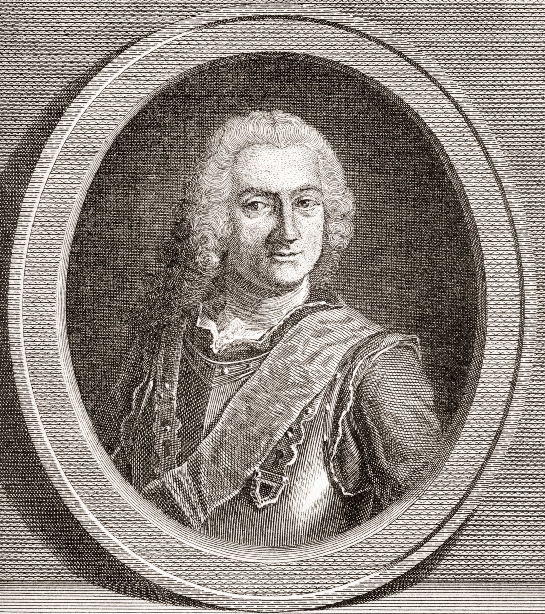 Jean-Baptiste François Desmarets, 1682 1762. Markiz Maillebois. Marszałek Francji. Z Les Heures Libres opublikowanego w 1908 roku. autorstwa French School