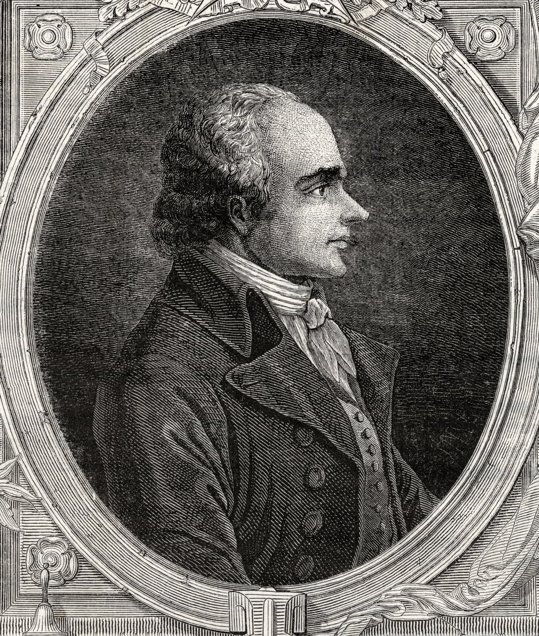 Jean-Denis, hrabia Lanjuinais, z „Histoire de la Revolution Francaise” Louisa Blanca (1811-82) autorstwa French School