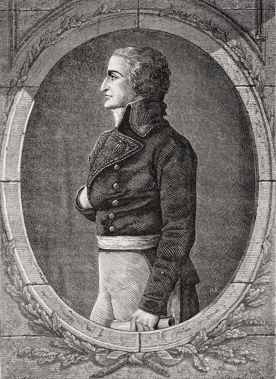 Jean-Jacques Regis de Cambaceres (1753-1824) Książę Parmy, z „Histoire de la Revolution Francaise” Louisa Blanca (1811–82) rytowanego przez Pannemakera (ur. 1822) 1847–62 autorstwa French School