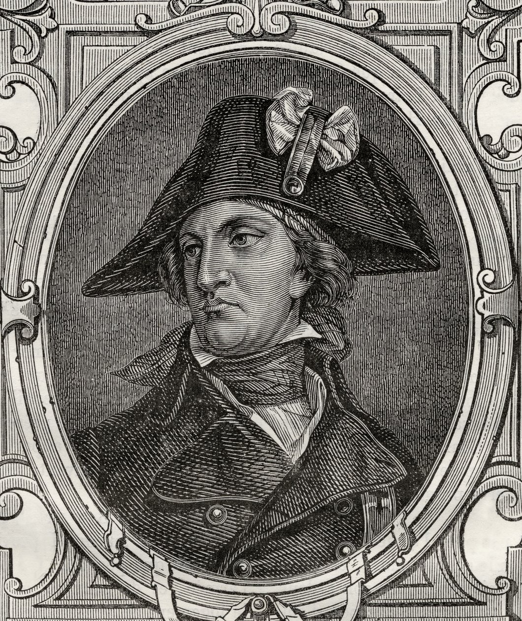 Jean-Nicolas Stofflet, z „Histoire de la Revolution Francaise” Louisa Blanca (1811-82) autorstwa French School