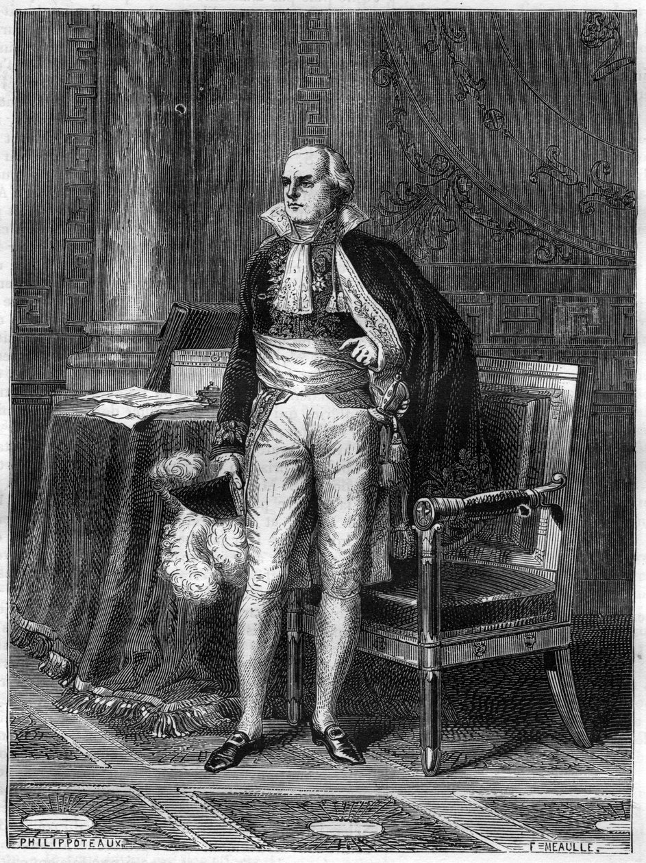 Jean Baptiste (Jean-Baptiste) de Nompere de Champagny (1756-1834) książę Cador - Jean-Baptiste de Nompere de Champagny (1756-1834), książę Cadore, francuski polityk - w „Histoire de l