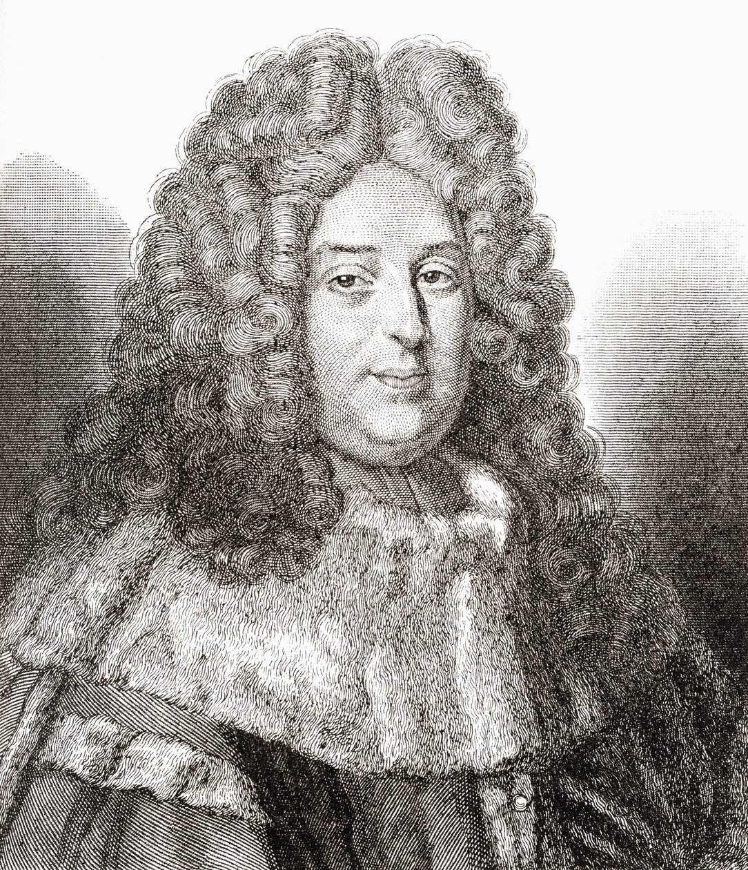 Jean Bouhier, 1673 - 1746. Francuski sędzia, prawnik, historyk, tłumacz, bibliofil i uczony. Z Les Heures Libres opublikowanego w 1908 roku. autorstwa French School