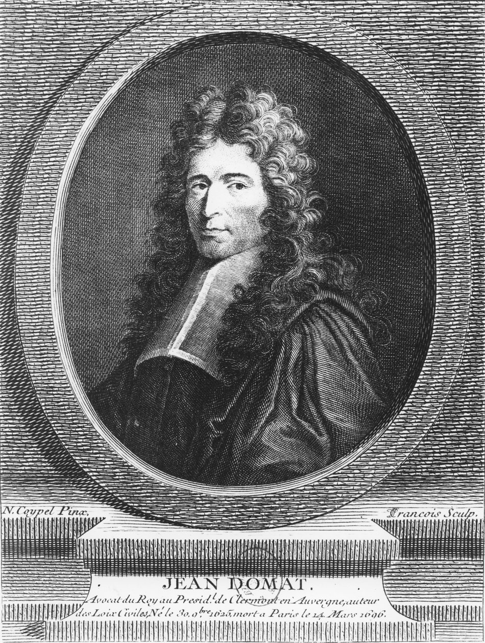 Jean Domat (grafika) autorstwa French School