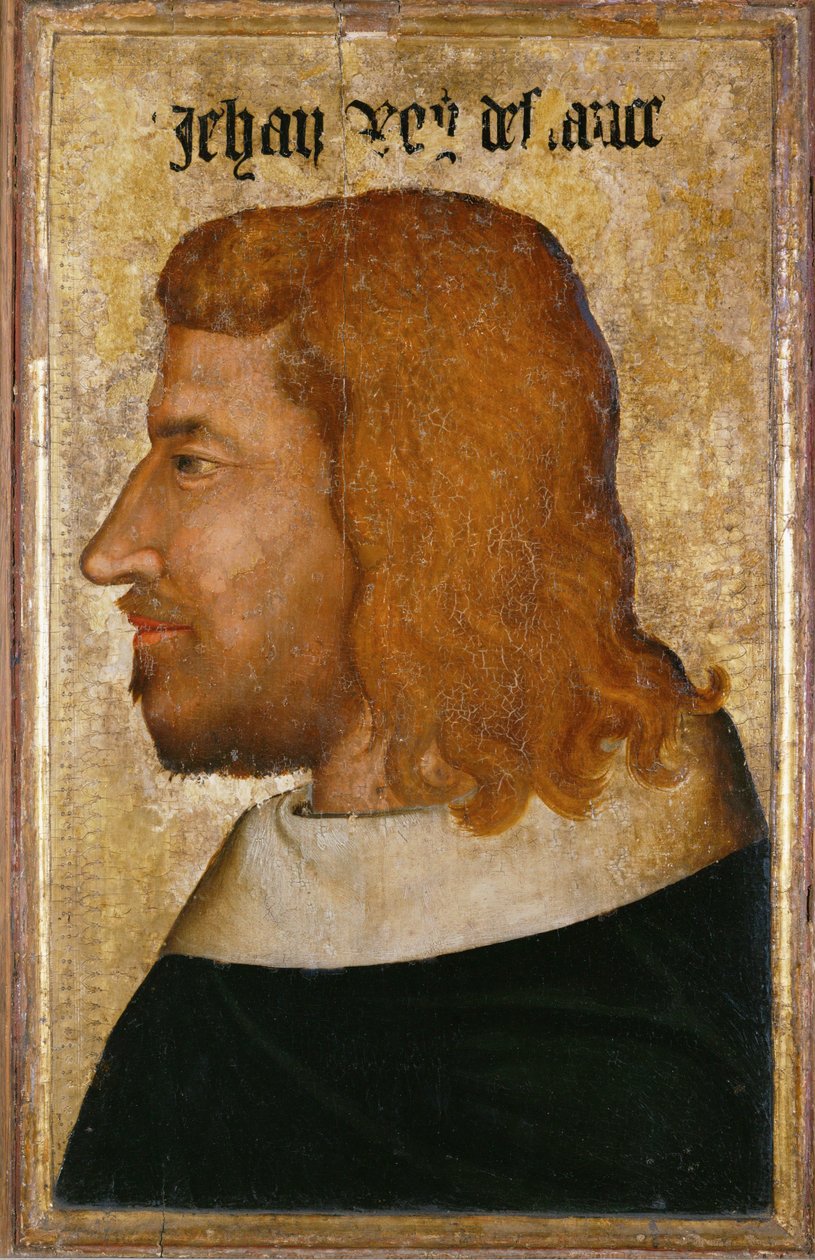 Jean II le Bon, król Francji, syn Filipa VI Walezjusza ... autorstwa French School