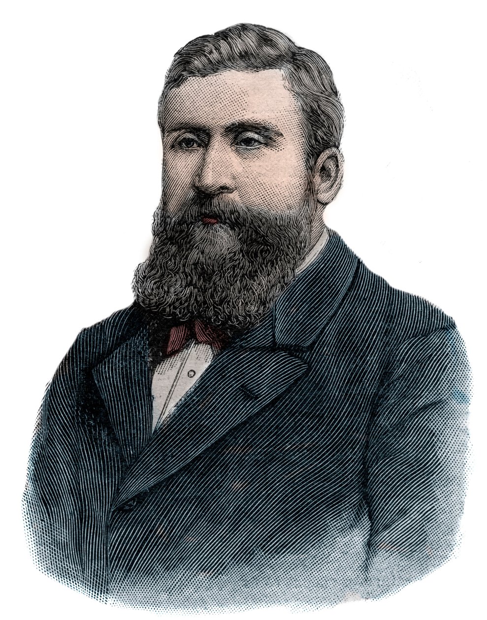 Jean Jaures w 1898 r. - Grawerowanie - autorstwa French School