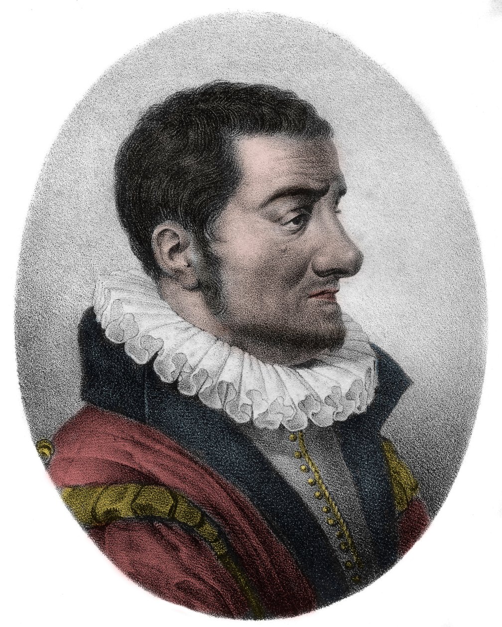 Jean Passerat (1534-1602) Angielski satyryk polityczny i poeta - grawerowanie - autorstwa French School