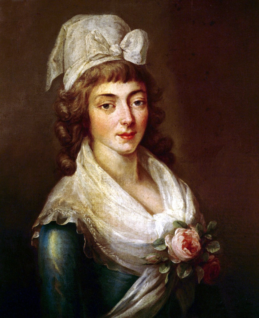 Jeanne Marie Manon Philippon w czasie rewolucji francuskiej autorstwa French School