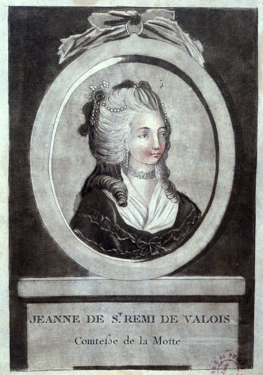 Jeanne de Valois-Saint-Remy (1756-91), hrabina La Motte, c.1786 autorstwa French School