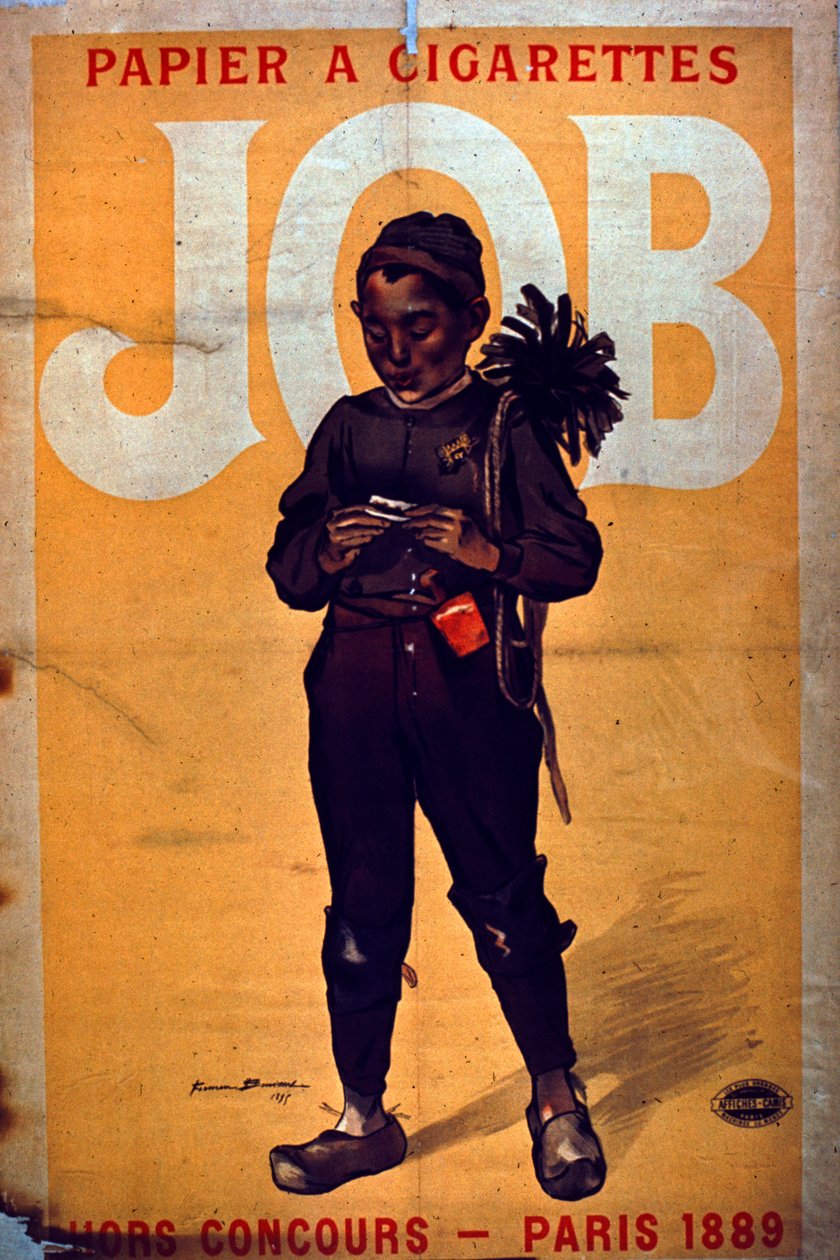 Papier papierosowy Job, 1895 autorstwa French School