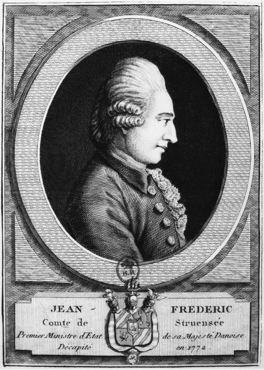Johann Friedrich Struensee (1737-72) autorstwa French School