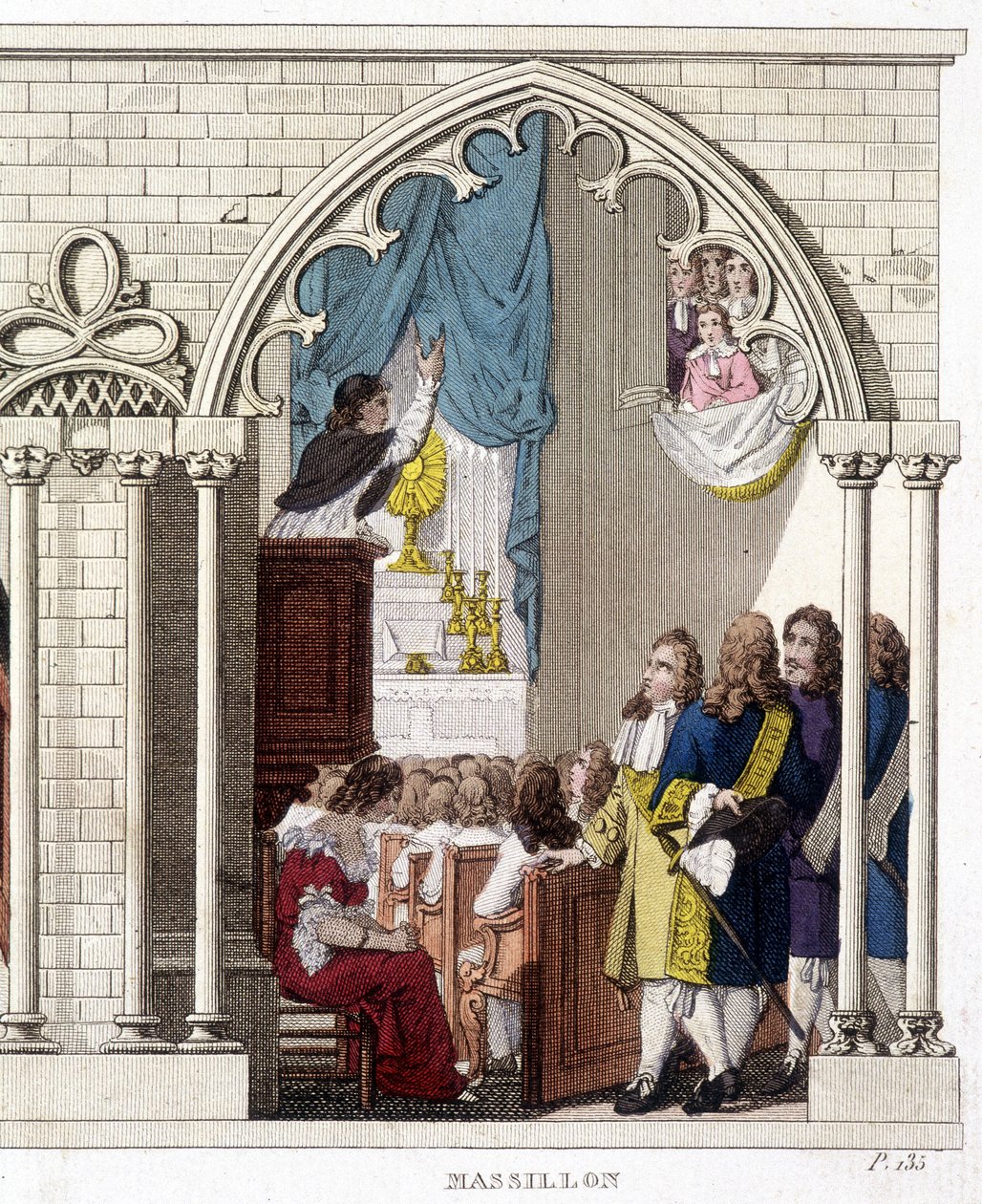 Jan Chrzciciel (Jean-Baptiste) Massillon (francuski kaznodzieja) autorstwa French School