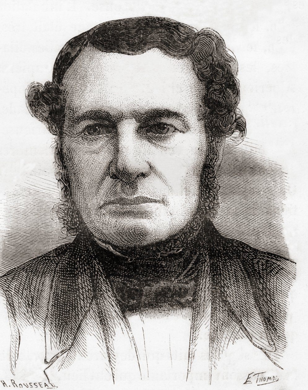 Joseph-François Malgaigne, z "Les Merveilles de la Science", opublikowanego ok. 1870 r. (litografia) autorstwa French School