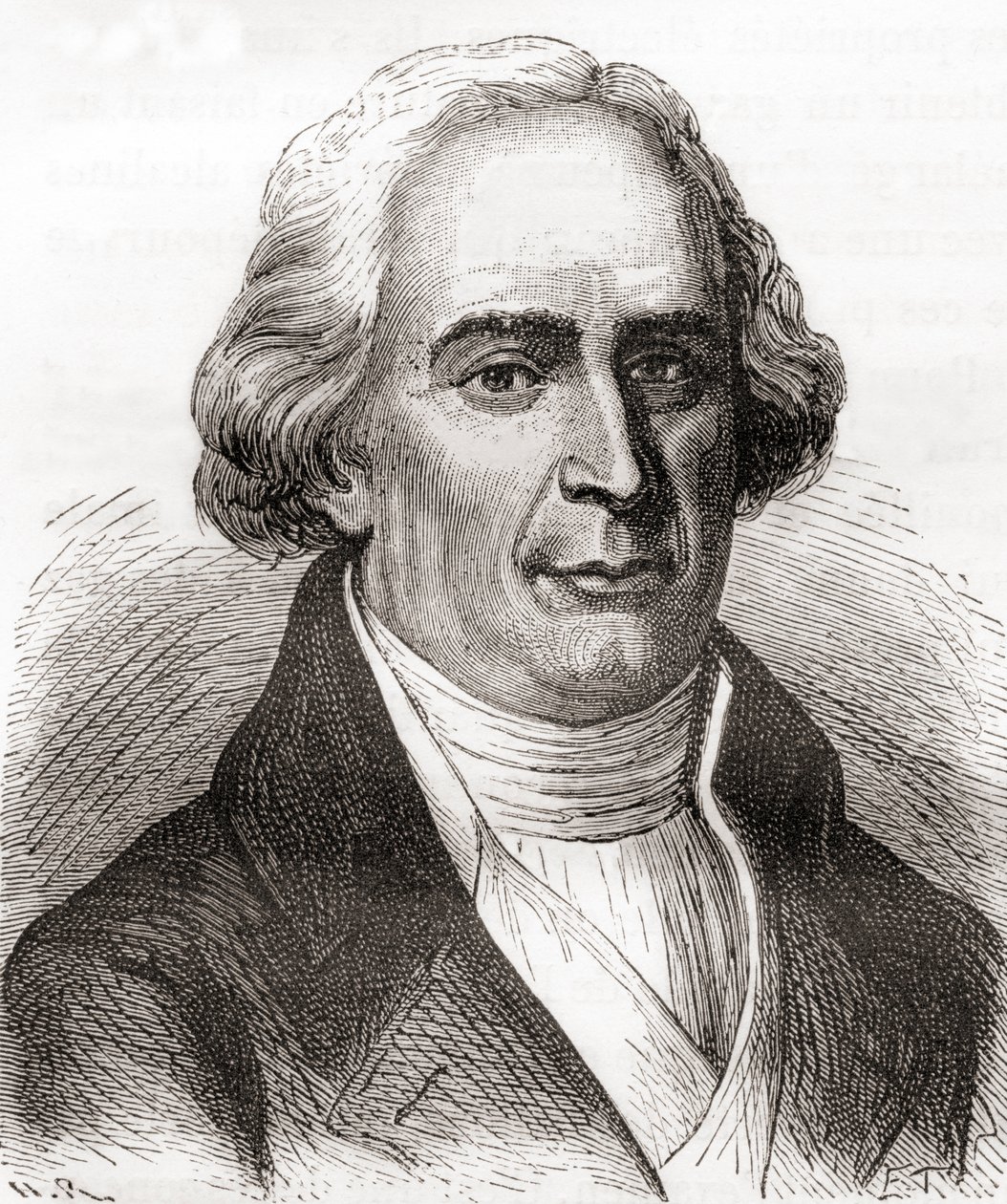 Joseph-Michel Montgolfier, z Les Merveilles de la Science, wydana ok. 1870 r. (grafika) autorstwa French School
