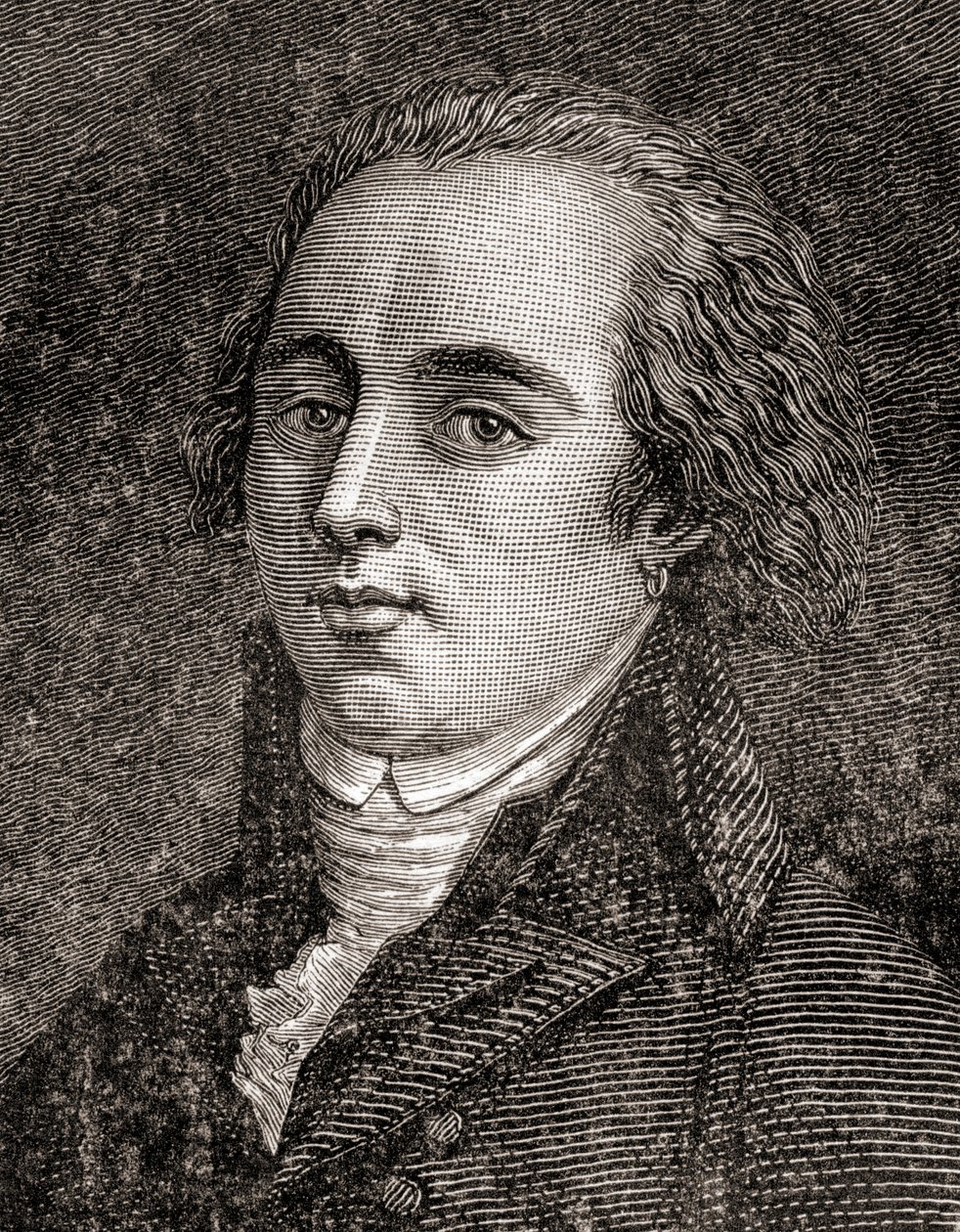 Joseph Geneviève, hrabia de Puisaye, z Historii rewolucji francuskiej, autorstwa Louisa Blanc autorstwa French School