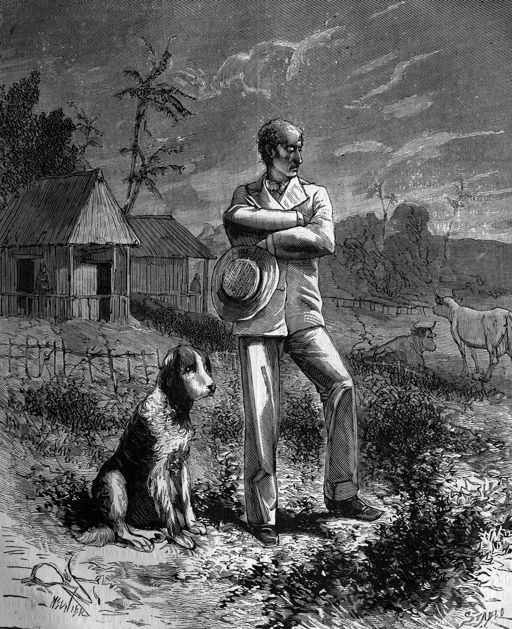 Joseph Lakanal (1762 - 1845), francuski polityk na swojej plantacji w Mobile Bay autorstwa French School
