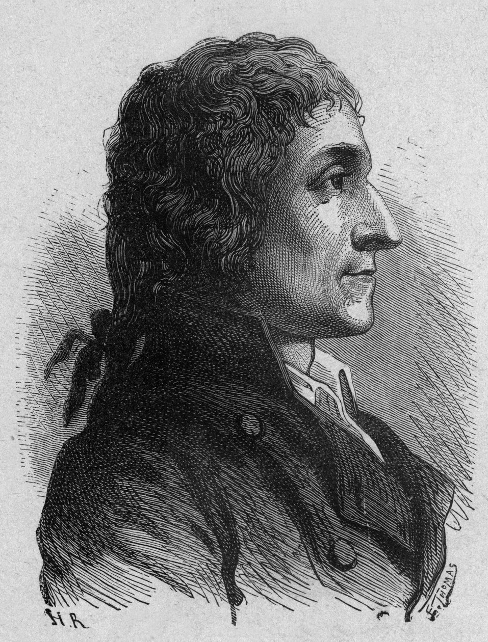 Joseph Louis Proust (1754-1826) francuski chemik, rytownik autorstwa French School