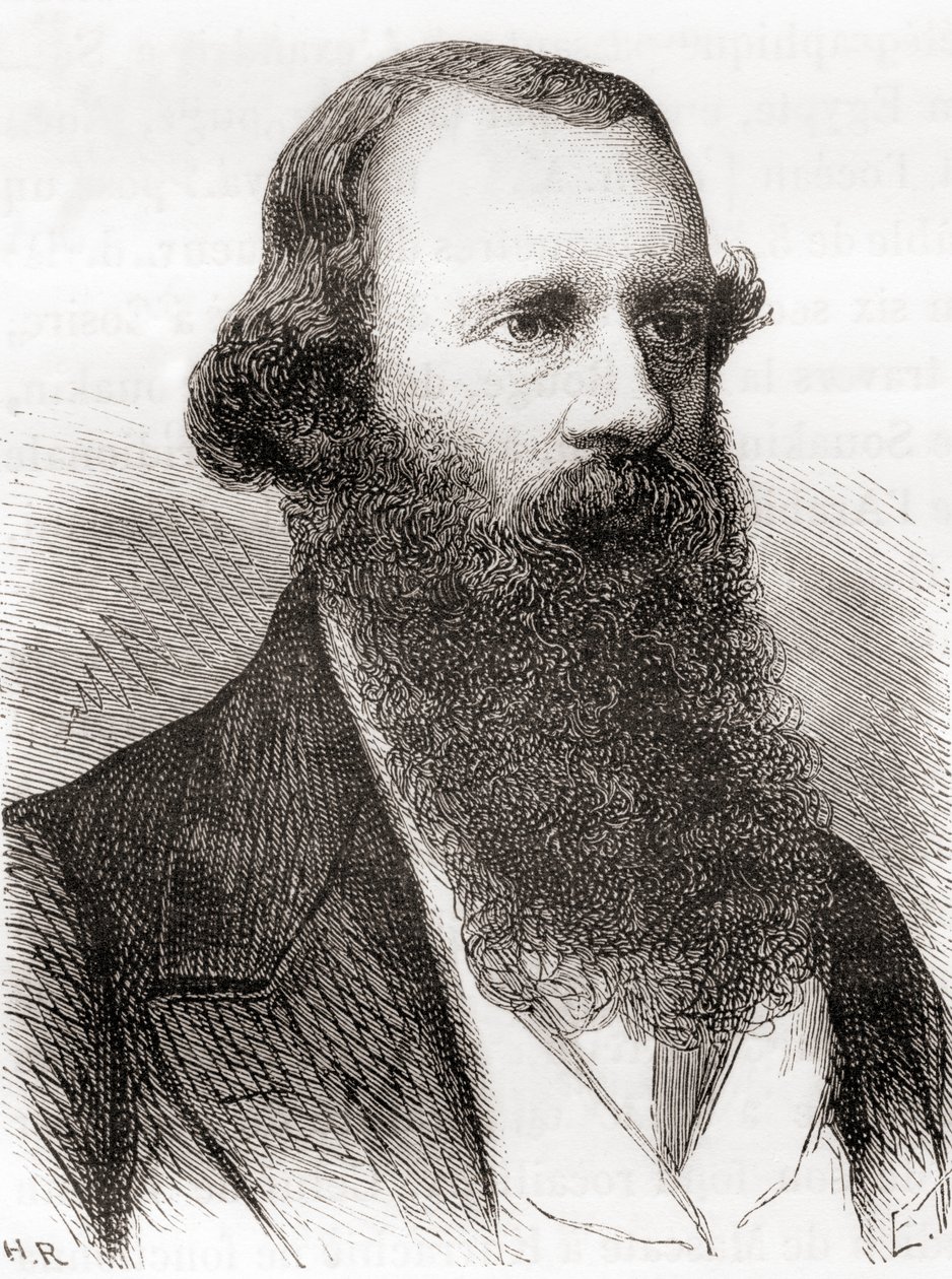 Josiah Latimer Clark, z Les Merveilles de la Science, opublikowana ok. 1870 (grafika) autorstwa French School
